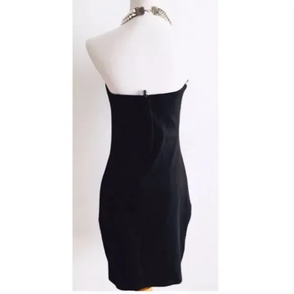 Nikibiki Bandage Bodycon Dress Sequins Black - Picture 4 of 6